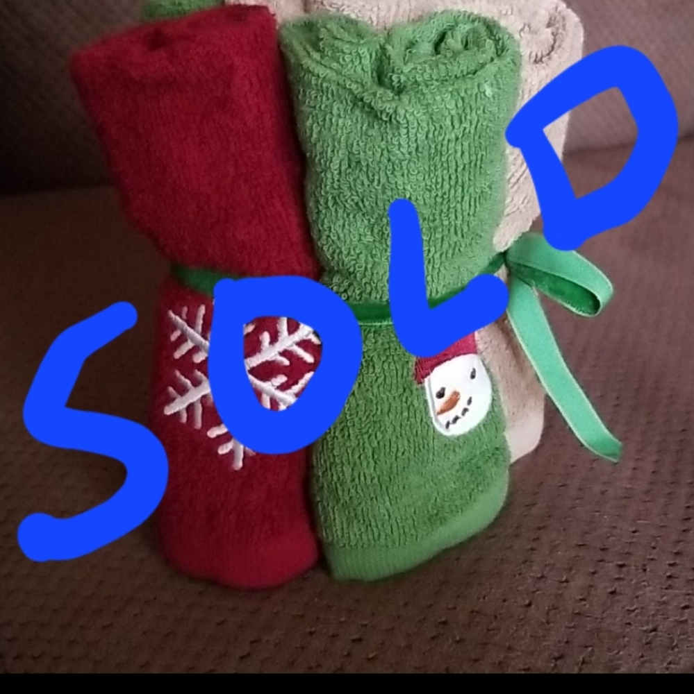 Christmas Towels--SOLD